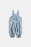 Citrus Denim Romper  Light Wash Lemon  hi-res
