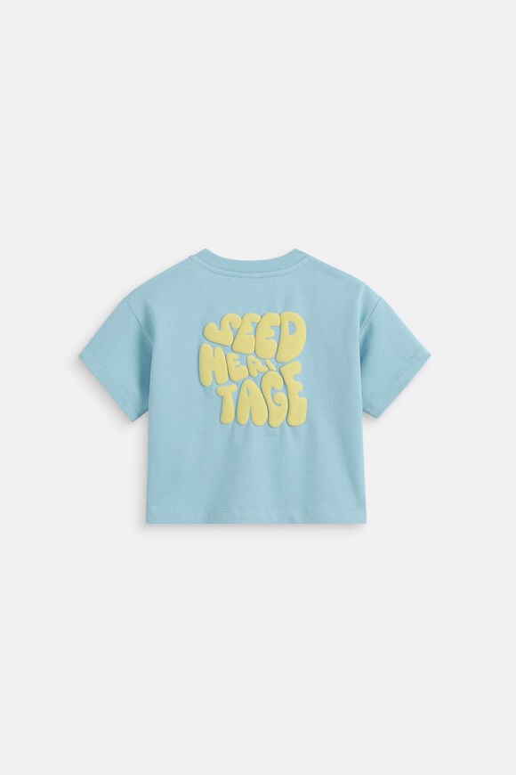 Bubble Logo Tee  Nebula Blue  hi-res