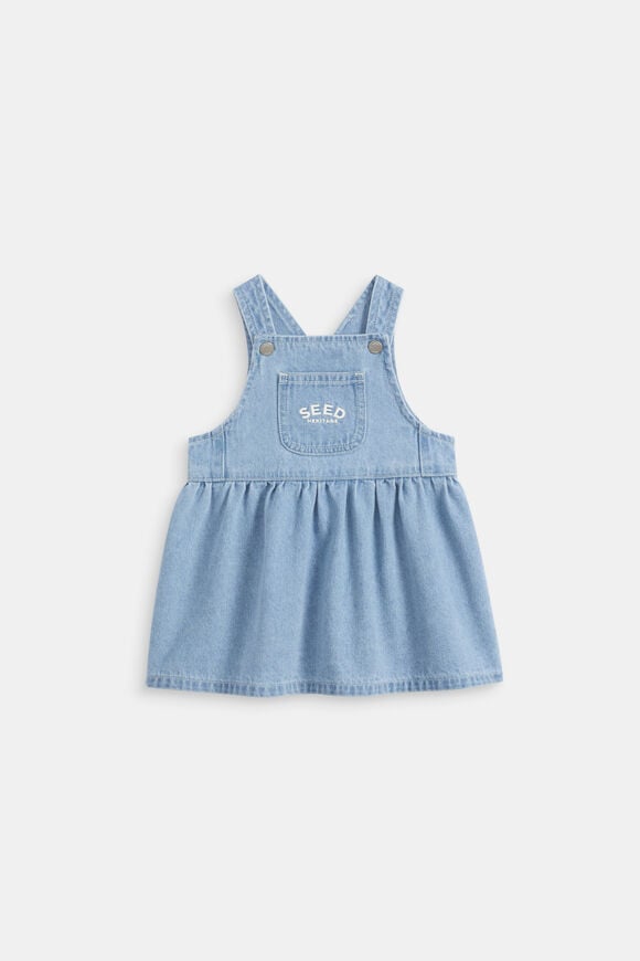 Core Logo Pinafore  Light Wash  hi-res