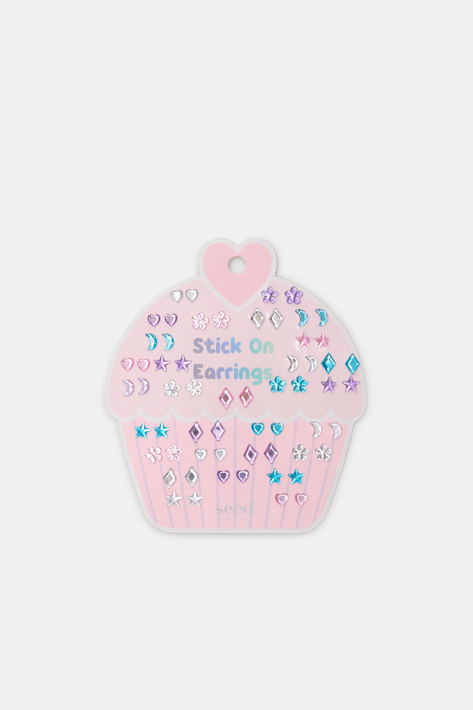 Cupcake Stick On Earrings  Multi