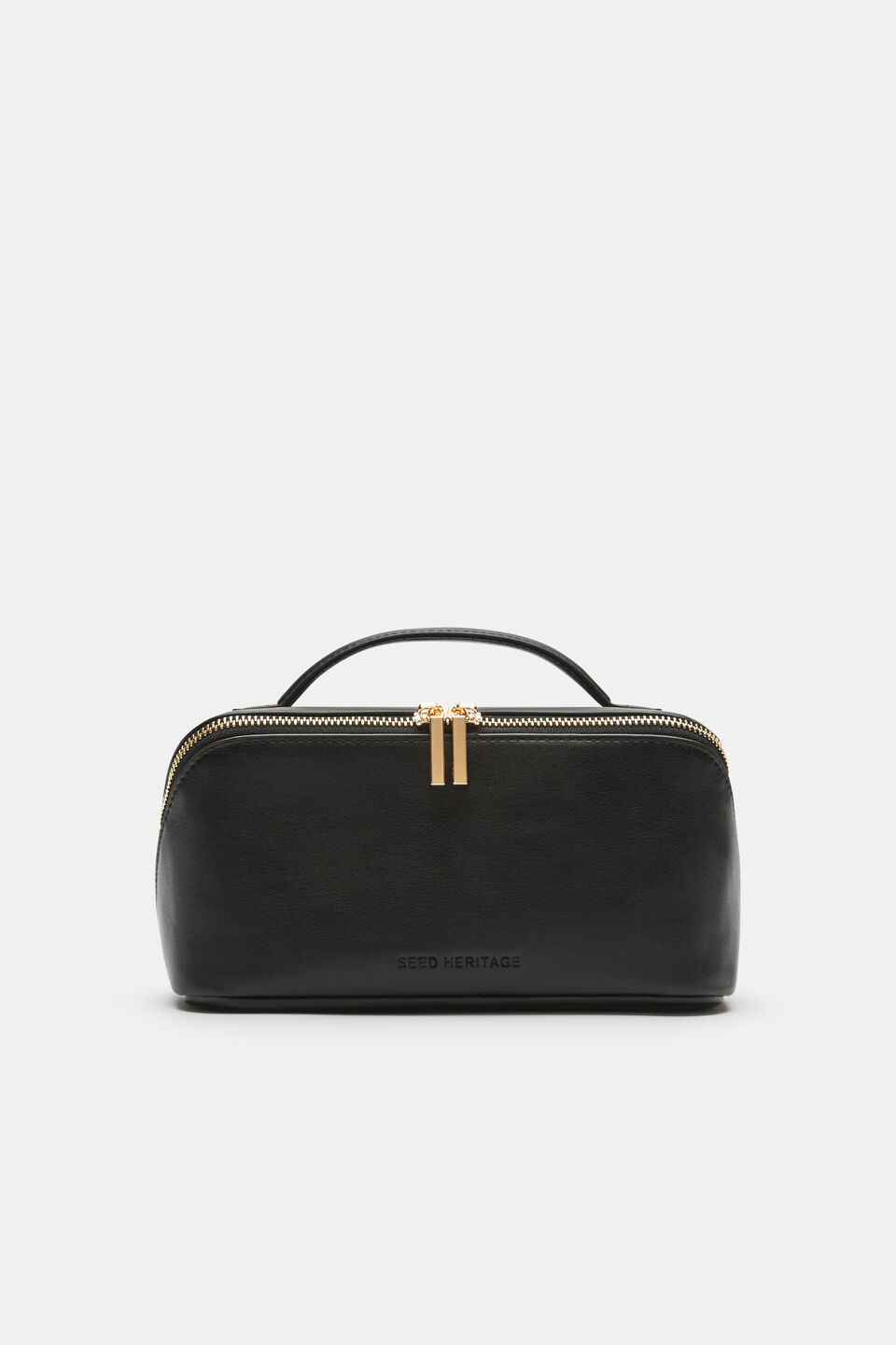 Zip Around Cosmetic Case  Black