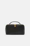 Zip Around Cosmetic Case  Black  hi-res