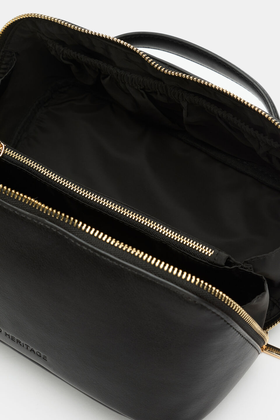Zip Around Cosmetic Case  Black