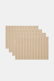 Isla Placemat Set of 4  Cashew Cream  hi-res