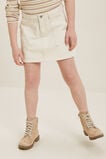 Denim Skirt  Vintage White Wash  hi-res