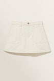 Denim Skirt  Vintage White Wash  hi-res