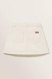 Denim Skirt  Vintage White Wash  hi-res