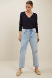 Modal V Neck Top  Deep Navy  hi-res