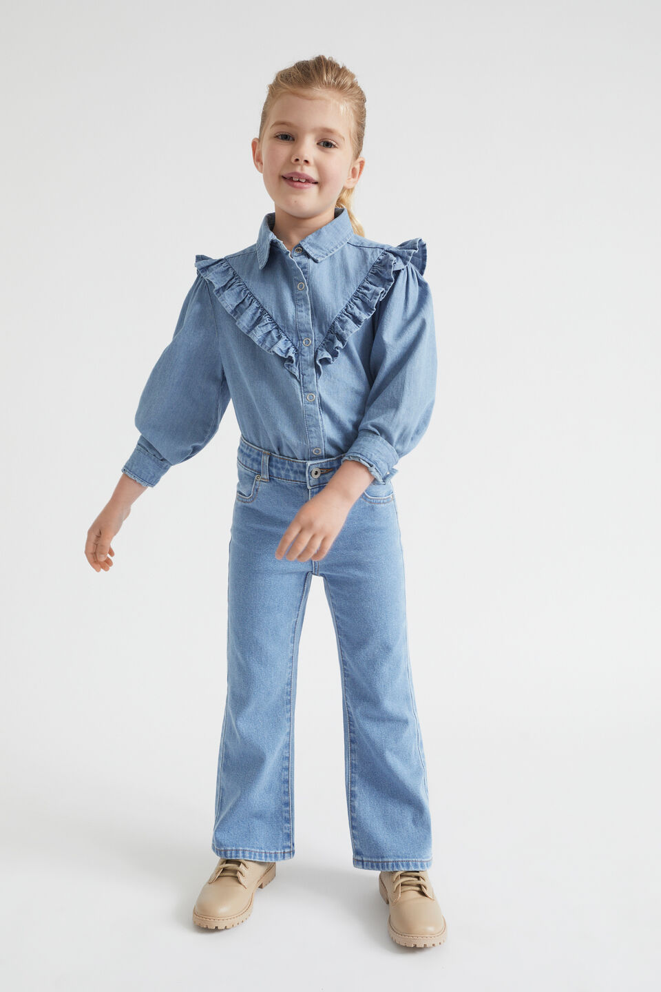 Denim Culotte  Mid Classic