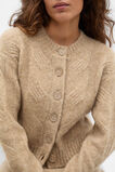Lofty Oversized Cable Knit Cardigan  Caramel Clay  hi-res