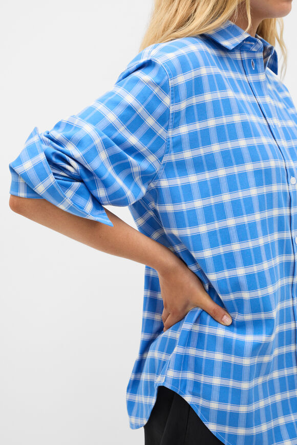 Cotton Check Shirt  Blue Haven Check  hi-res