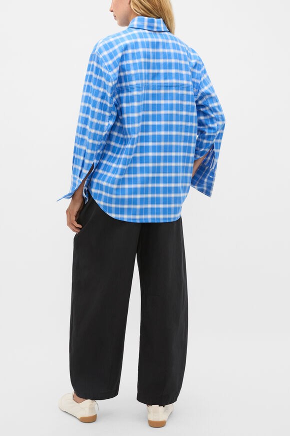 Cotton Check Shirt  Blue Haven Check  hi-res