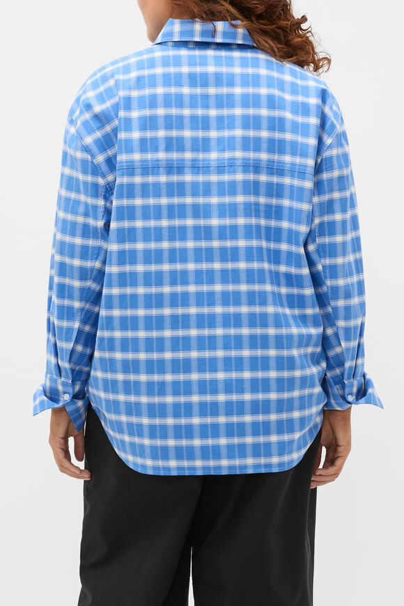 Cotton Check Shirt  Blue Haven Check  hi-res