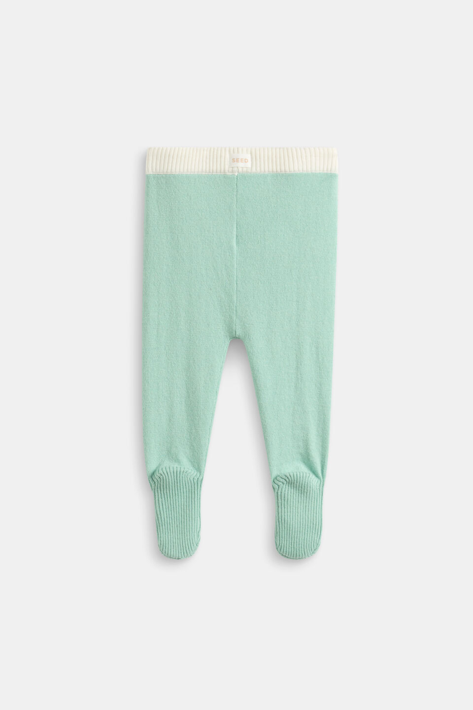Footed Knit Pant  Seafoam