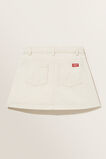 Denim Skirt  Vintage White Wash  hi-res