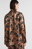 Satin Abstract Floral Shirt  Abstract Floral  hi-res
