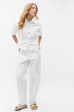 Denim Barrel Leg Jean  Cloud Cream  hi-res