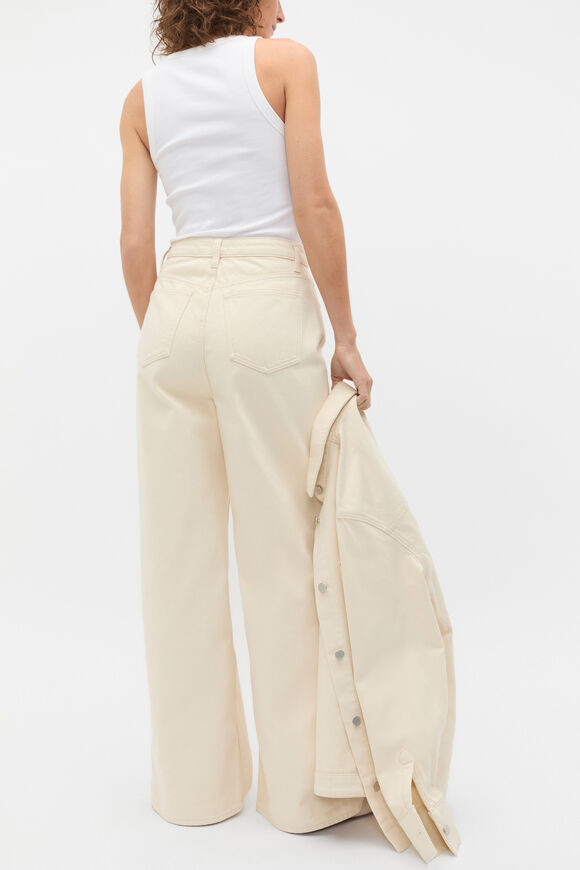 Denim Wide Leg Jean  Tofu  hi-res