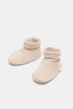Core Rib Logo Bootie  Sand Stripe  hi-res
