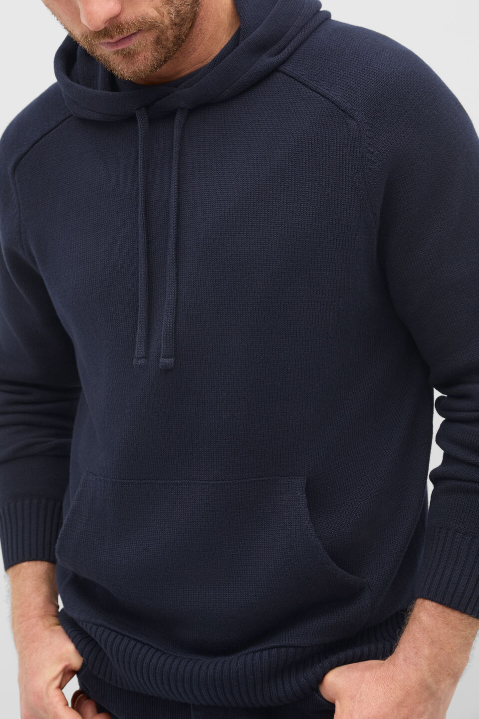 Cotton Hoodie  Midnight Blue