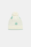 Jacquard Knit Beanie  Seafoam  hi-res