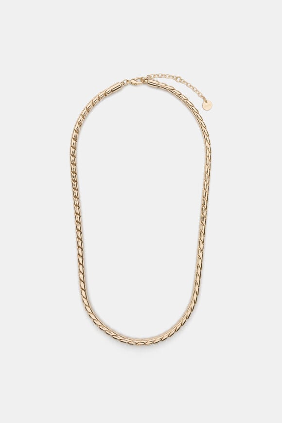 Twist Chain Necklace  Gold  hi-res