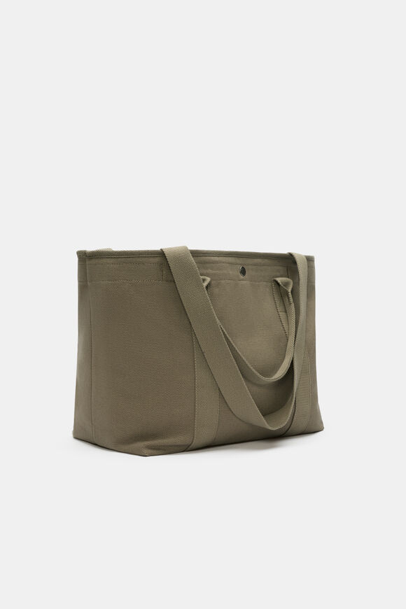 Canvas Commuter Tote  Putty  hi-res