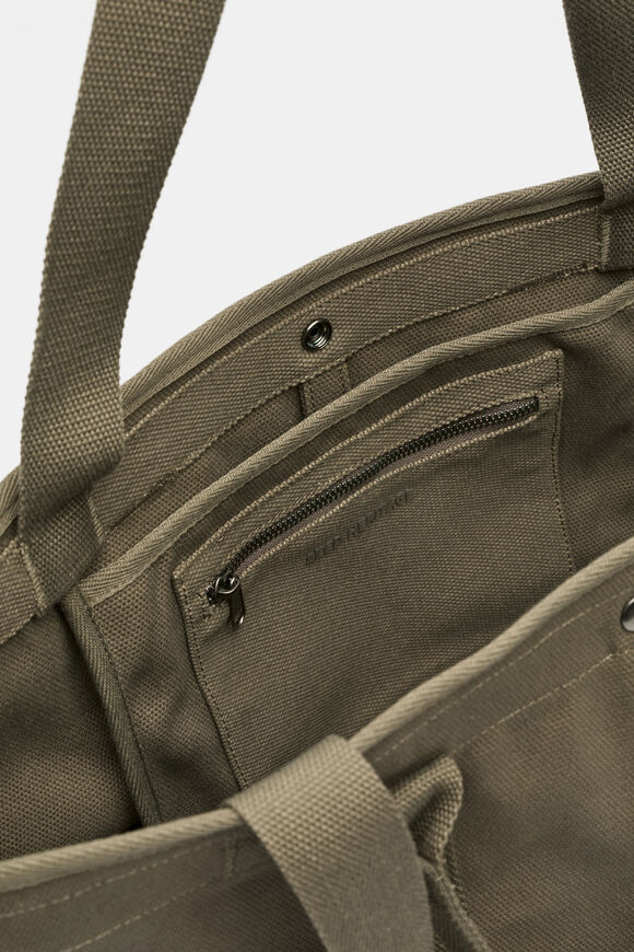 Canvas Commuter Tote  Putty  hi-res