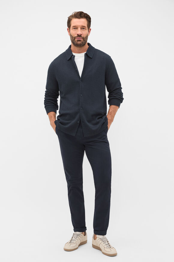 Textured Shirt  Midnight Blue  hi-res