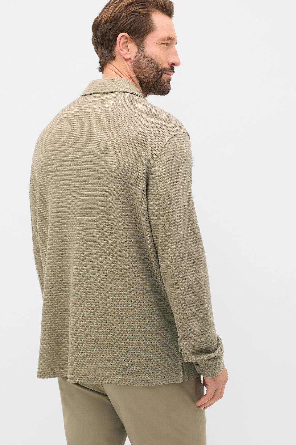 Textured Shirt  Putty