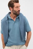 Pique Polo  Ocean Blue  hi-res