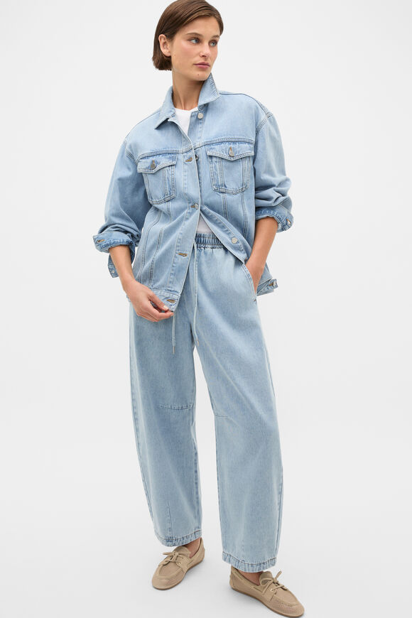Classic Denim Jacket   Chalk Blue Wash  hi-res