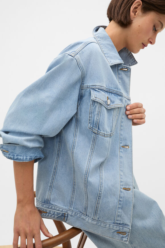 Classic Denim Jacket   Chalk Blue Wash  hi-res