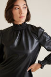Frill PU Top    hi-res