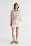 Voile Relaxed Shirt  Barley Stripe  hi-res