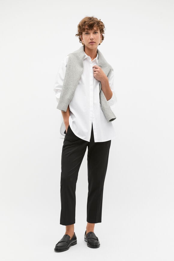 Slim Leg Elasticated Pant  Black  hi-res
