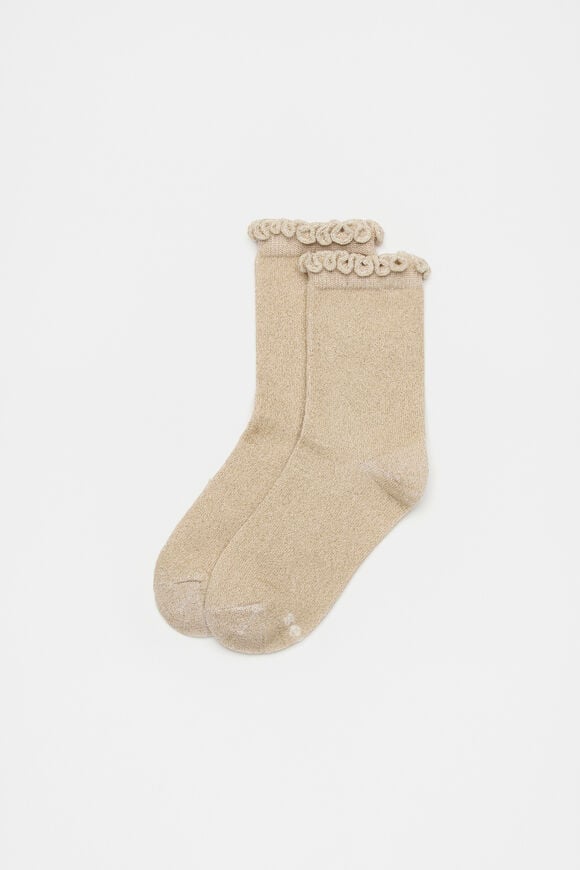 Lurex Frill Sock  Multi  hi-res