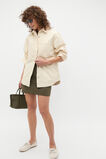 Crepe Knit Seam Detail Skirt  Olive Leaf  hi-res