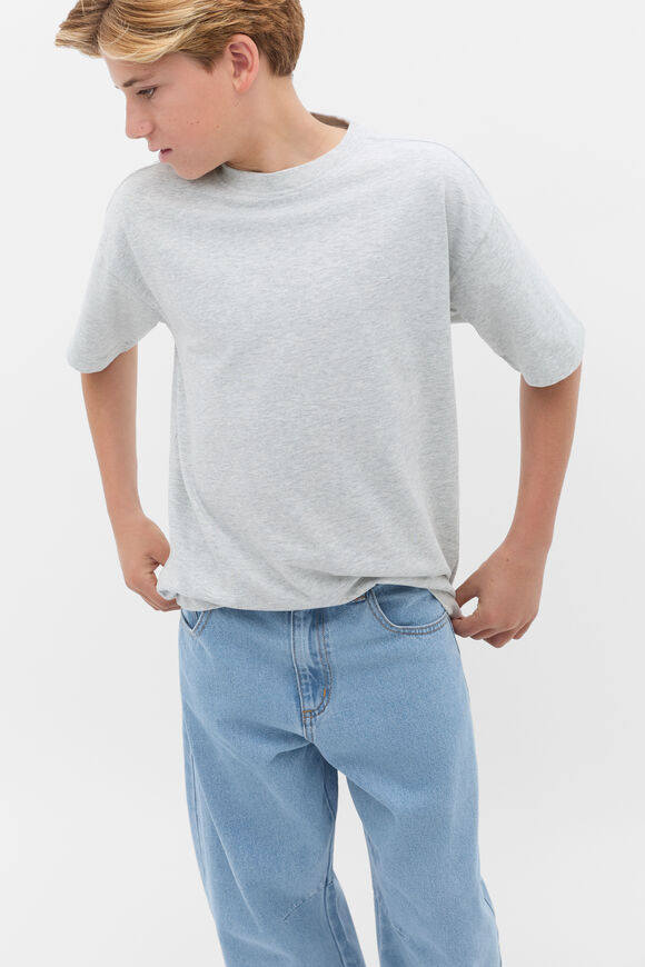 Essential Tee  Mid Grey Marle  hi-res
