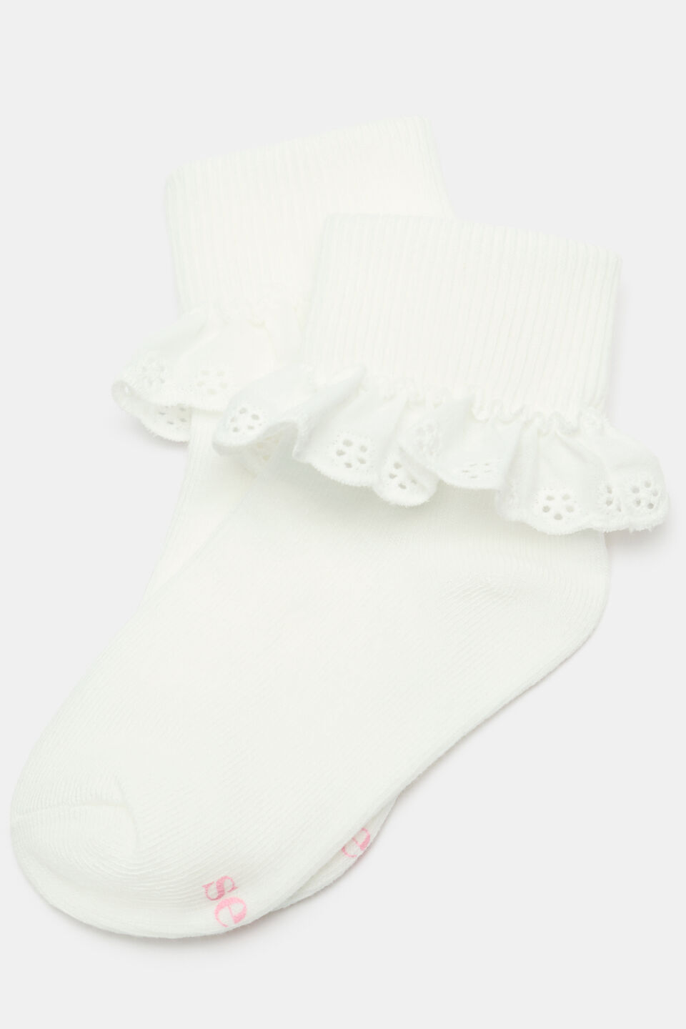 Frill Sock  Vanilla