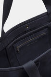 Canvas Commuter Tote  Midnight Blue  hi-res