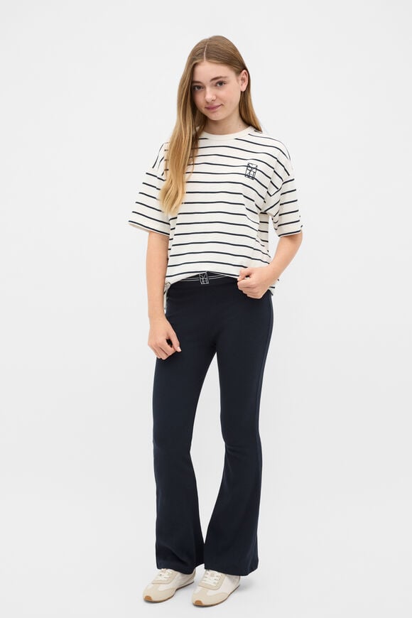 Logo Kick Flare  New Navy  hi-res