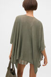 Fine Knit Poncho  Caper  hi-res
