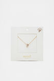 Initial Jewel Bubble Necklace  P  hi-res