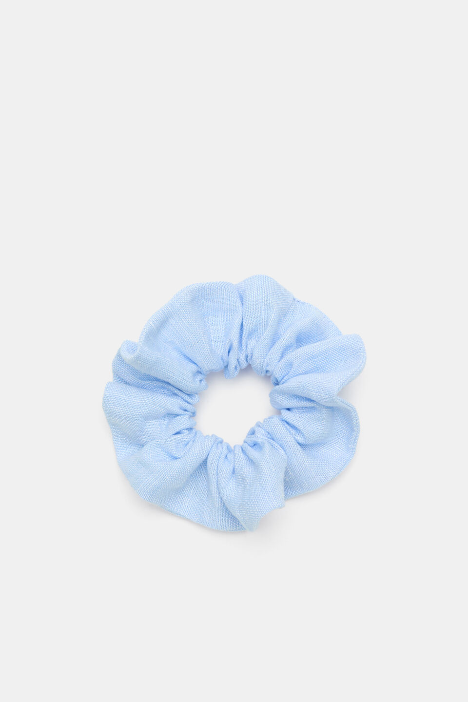 Linen Scrunchie  Chalk Blue