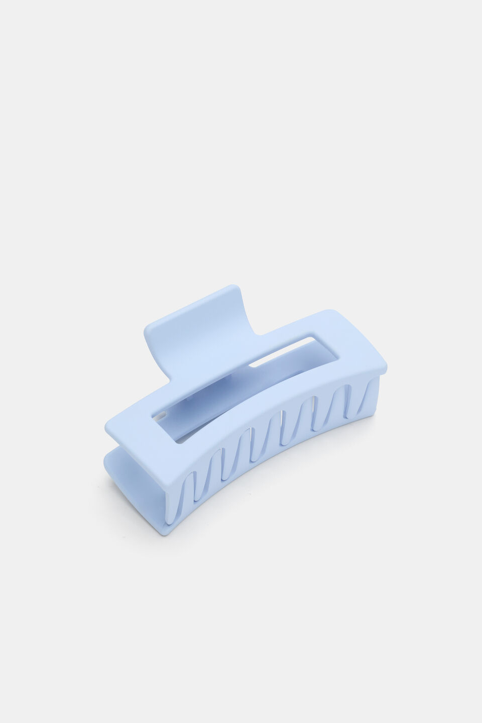 Rectangle Hair Claw  Chalk Blue