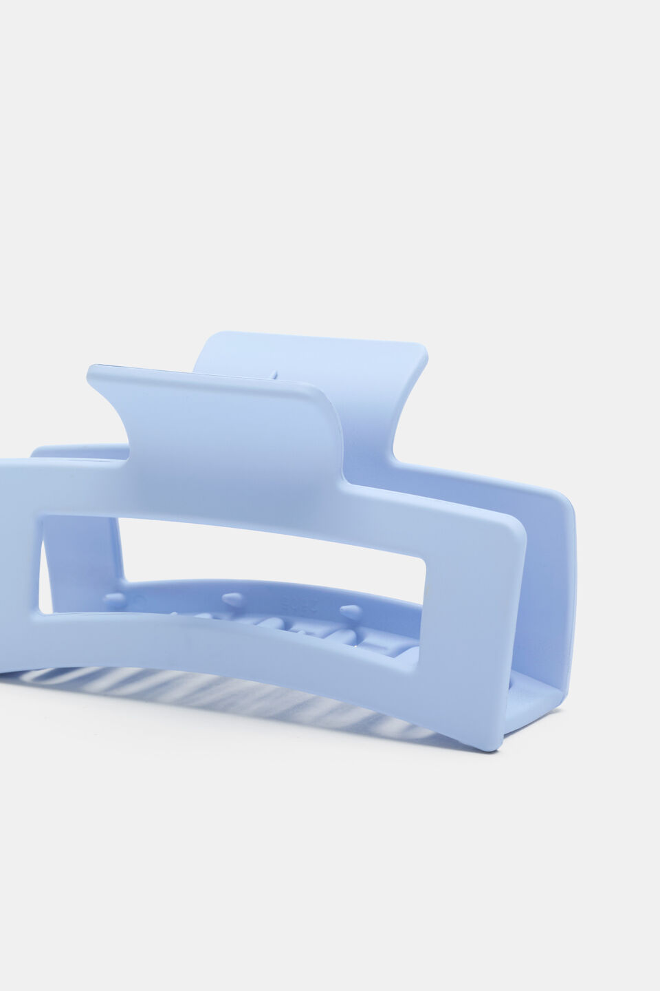 Rectangle Hair Claw  Chalk Blue