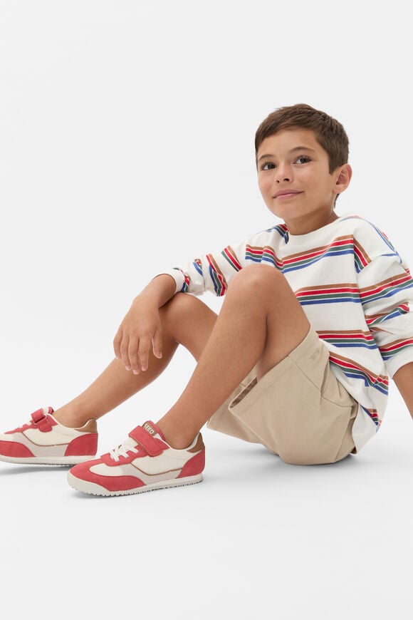 Retro Sneaker  Chilli Red Multi  hi-res