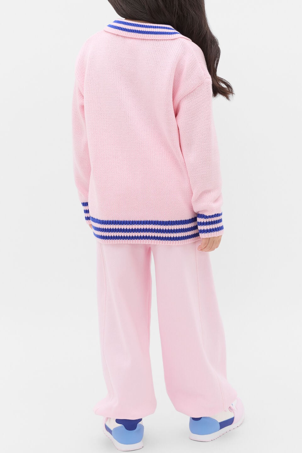 Retro Logo Knit  Pink Lemonade
