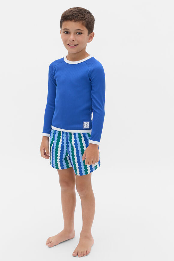 Textured Rib Rashvest  Cobalt  hi-res